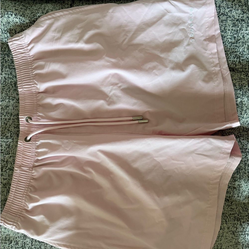 YoungLA Light Pink Swim Shorts
